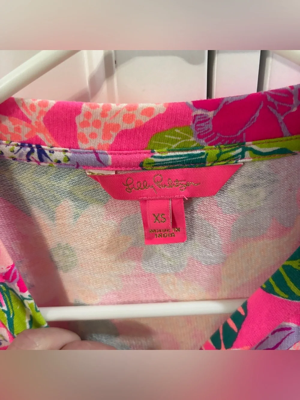 Lilly Pulitzer Jansen Sweatshirt Pink Isle Best Of Friends Size Women’s XS
